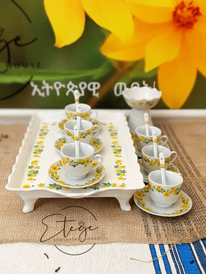 Adey Abeba™- Coffee and Tea Serving Tray - Image 4