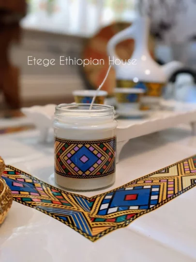Ethiopian & Eritrean Large Vinyl Coffee Ceremony Mat 4ft x 3ft- Light weight and wipeable |Bright High Quality Print| - Image 6
