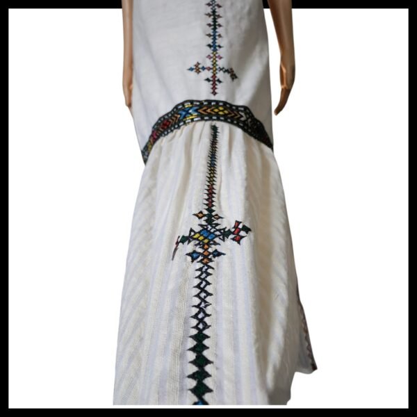 Elegant Handwoven Habesha Dress - Image 2